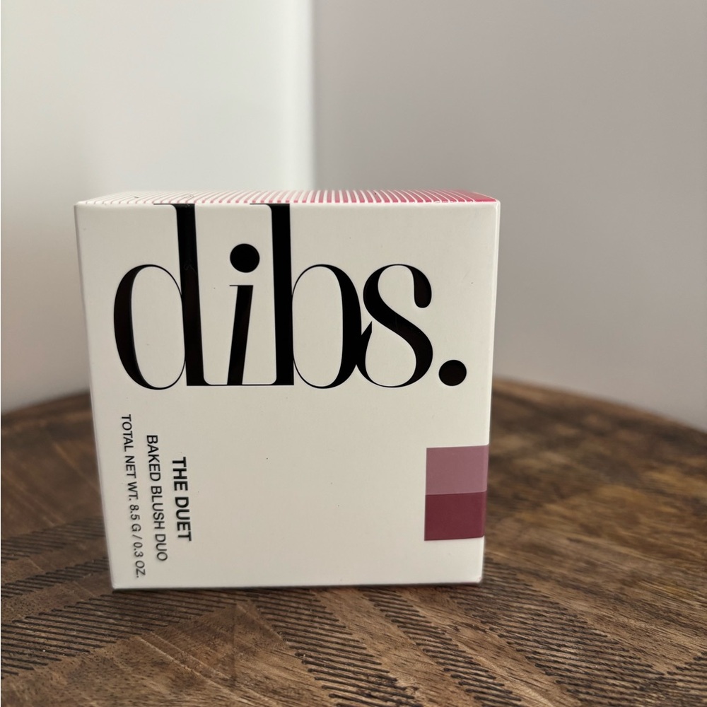 Dibs The Duet Baked Blush Duo - Backastage(mauve/ deep plum NIB